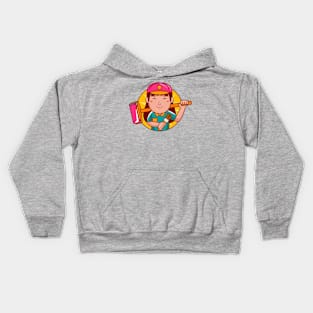 Painter Woman Kids Hoodie